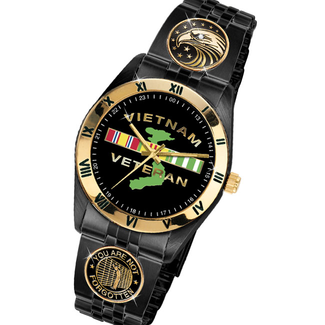 Vietnam Veteran Honor Dress Watch Personalized Military