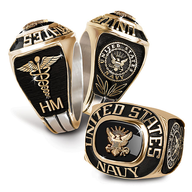 US Military rings in sterling silver, 10 kt gold, and 14 kt gold — Sports  Jewelry Super Store